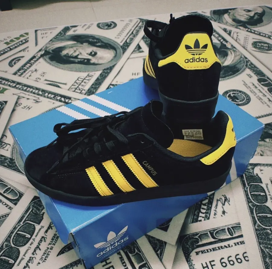 Giày Adidas Campus ADV 'Black Bold Gold' GW3131 - Ảnh 6