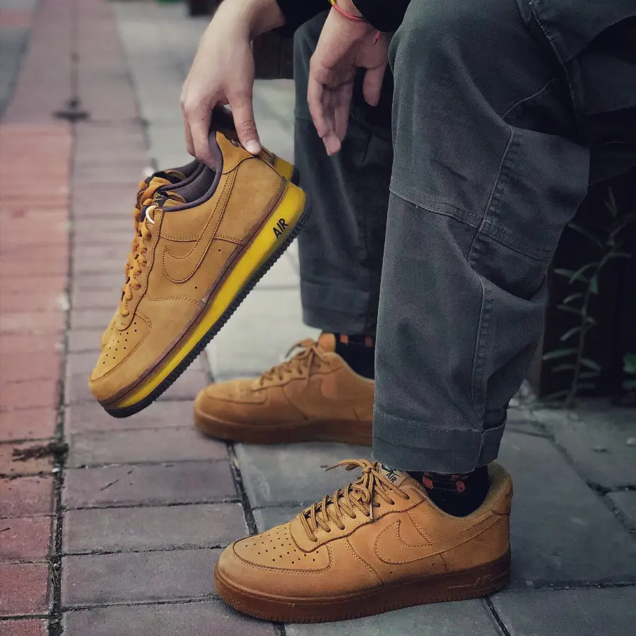 Alternative view of Giày Nike Air Force 1 Low 'Wheat Mocha' DC7504-700