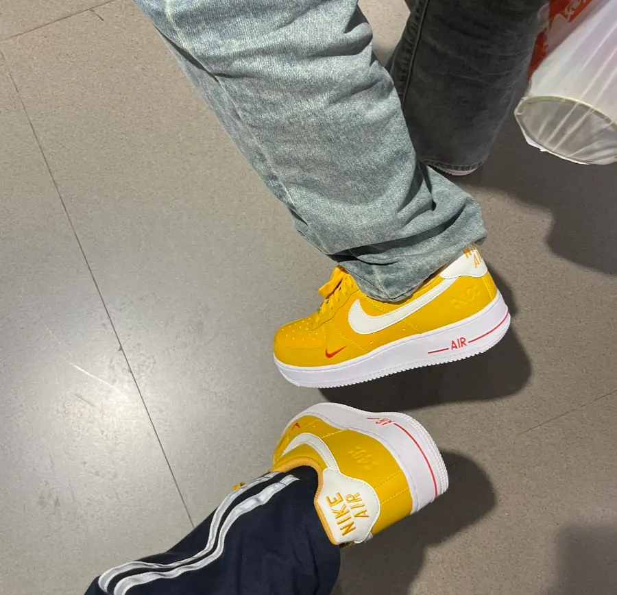 Giày Nike Air Force 1 '07 SE 'Yellow Ochre' DQ7582-700 - Ảnh 3