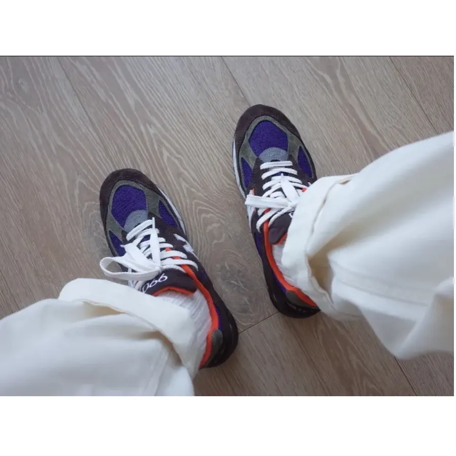 Giày New Balance Teddy Santis x 990v2 'Brown Purple' M990BR2 - Ảnh 4
