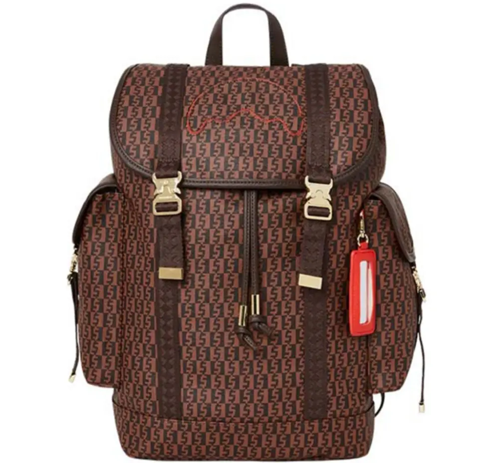 Balo Sprayground Retro Wind Shark Mouth 'Brown' W0835706