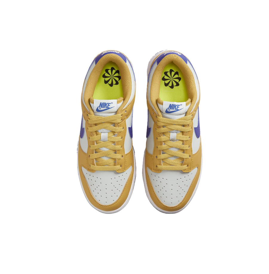Giày Nike Dunk Low Next Nature Wheat Gold Royal (Women's) DN1431-700 - Ảnh 4