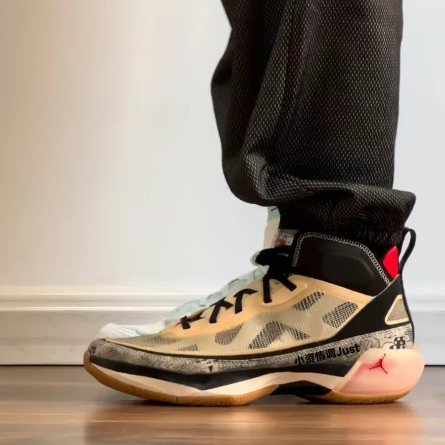 Alternative view of Giày Nike Air Jordan 37 PF x Jayson Tatum 'Tattoo' DZ0811-200