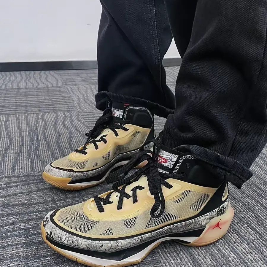 Giày Nike Air Jordan 37 PF x Jayson Tatum 'Tattoo' DZ0811-200 - Ảnh 3