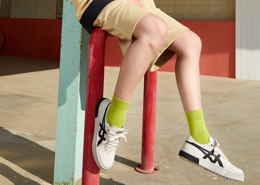 Giày Asics Court Trail 'Cream Black' 1203A364-021 - Ảnh 2