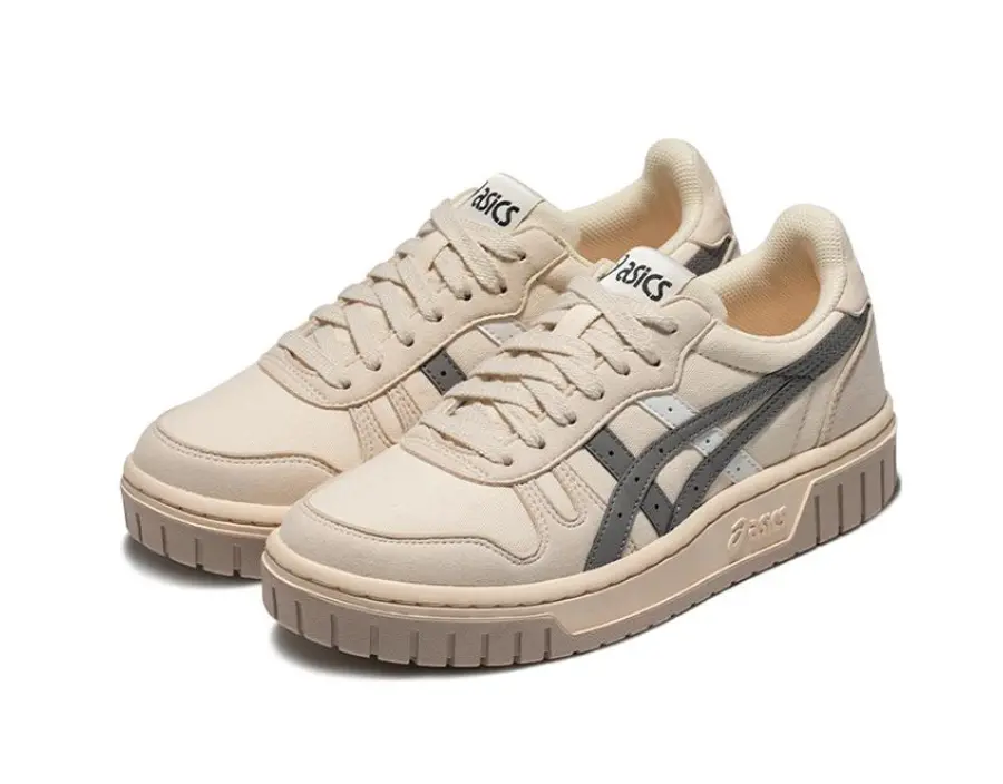 Alternative view of Giày Asics Court Mz 'Beige Grey' 1203A127-200