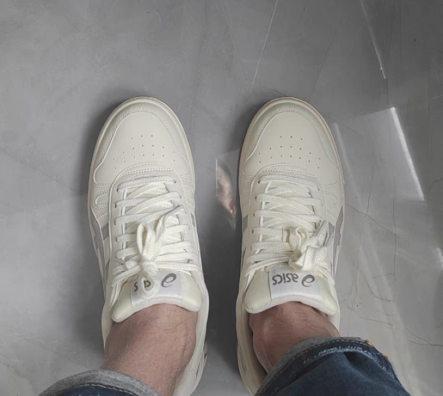 Giày Asics Court Mz 'Beige Grey' 1203A127-200 - Ảnh 3