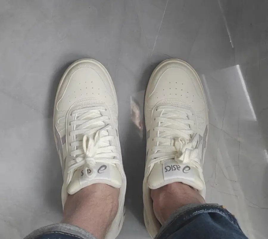 Giày Asics Court Mz 'Beige Grey' 1203A127-200 - Ảnh 3