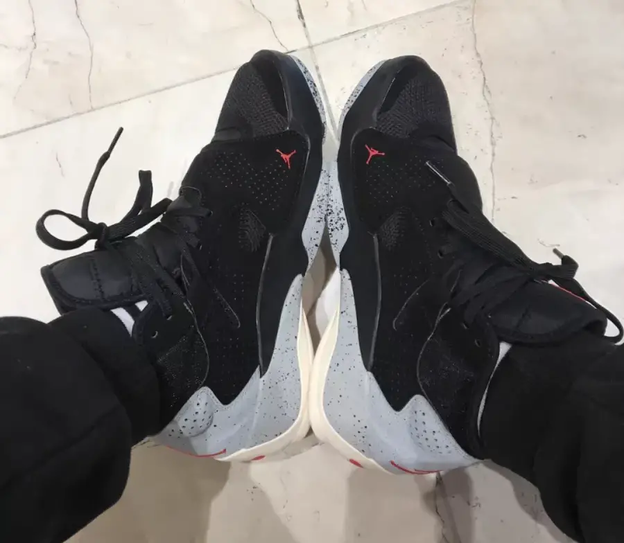 Giày Nike Jordan Zion 2 'Black Cement' DO9161-060 - Ảnh 3