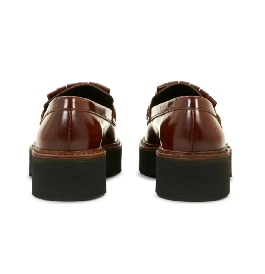 Alternative view of Giày Tod’s KATE LOAFERS IN LEATHER IN BROWN XXW80C0DF40SHAYX01