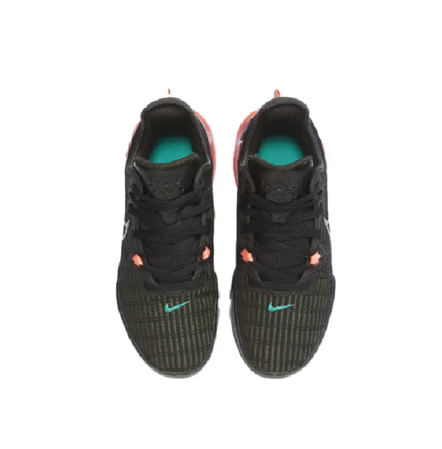 Giày Nike LeBron Witness 6 EP ‘Black Green Pink’ DC8994-001 - Ảnh 4