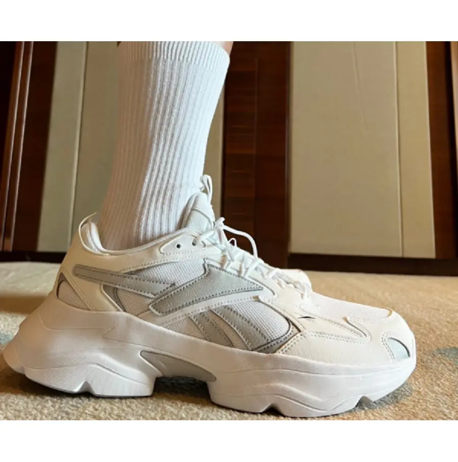Giày Reebok Royal Bridge 4 ‘White Grey’ GV7139 - Ảnh 3