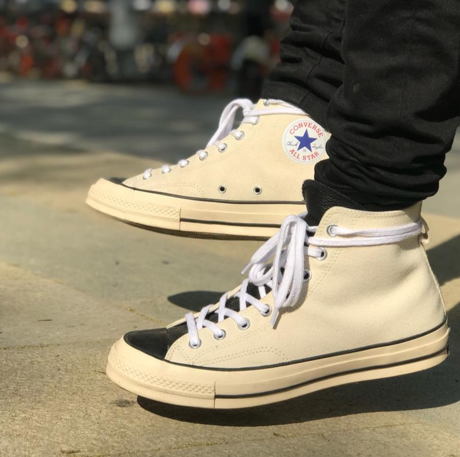 Giày Fear of God x Converse Chuck 70 Hi 'Natural' 164530C - Ảnh 7