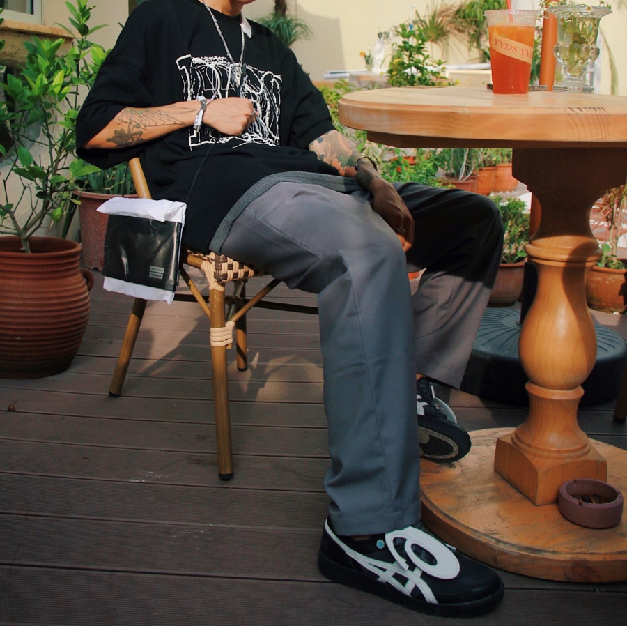 Giày Asics Chemist Creations x All Court Alpha-S 'Black' 1203A160-001 - Ảnh 4