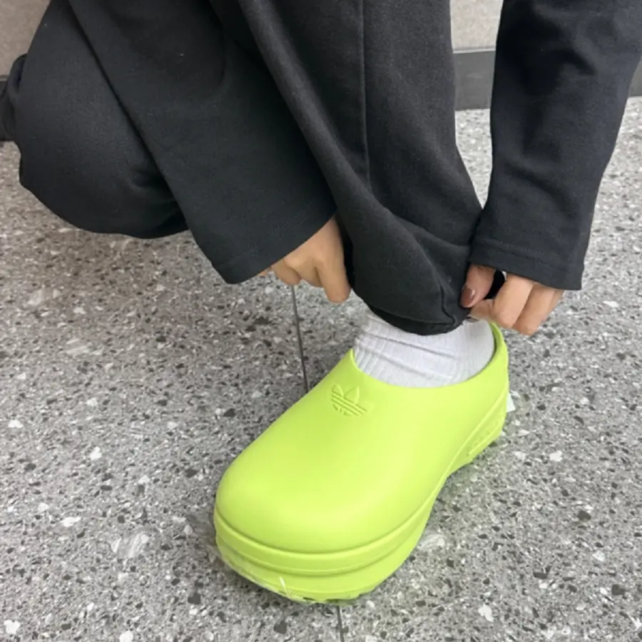 Dép Adidas adiFOM Stan Smith Mule ‘Neon’ IE7050 - Ảnh 5