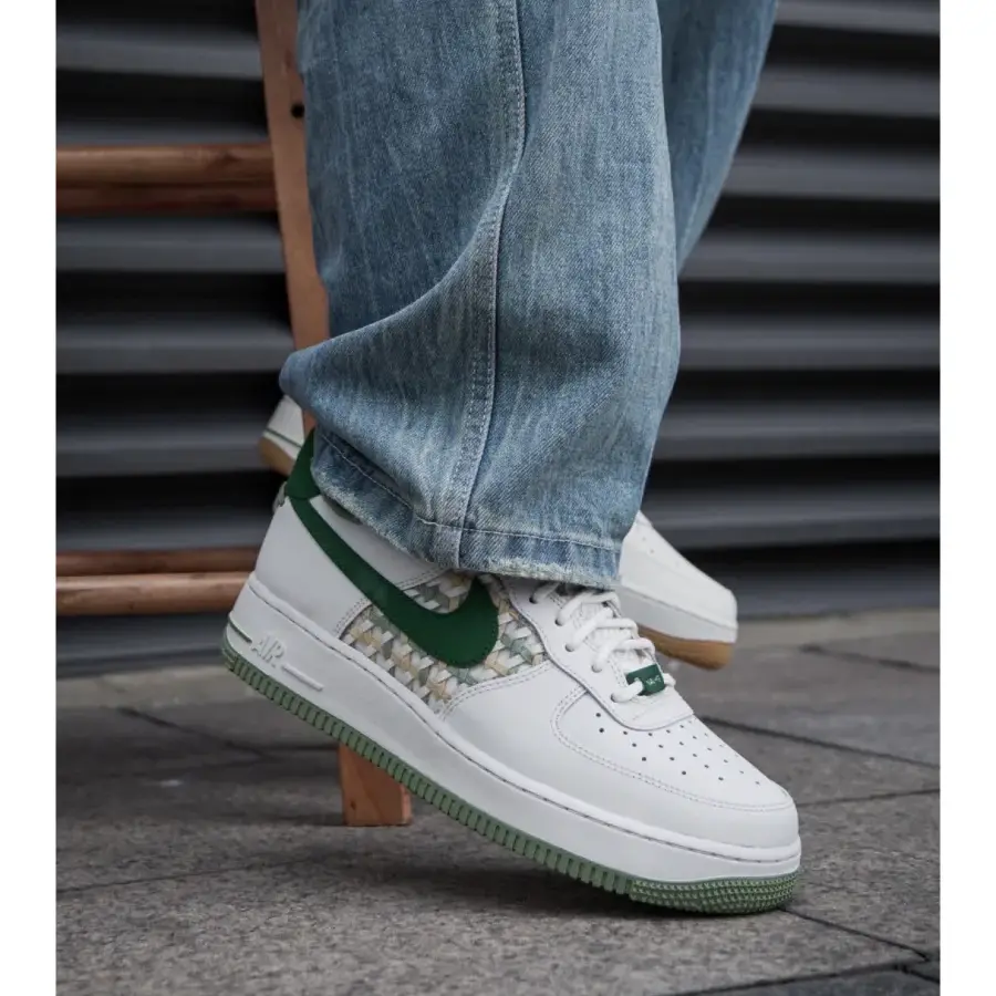 Giày Nike Air Force 1 Low ‘White Green’ FN0369-100 - Ảnh 7