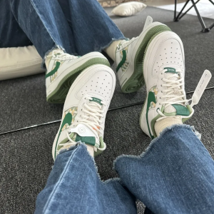 Alternative view of Giày Nike Air Force 1 Low ‘White Green’ FN0369-100