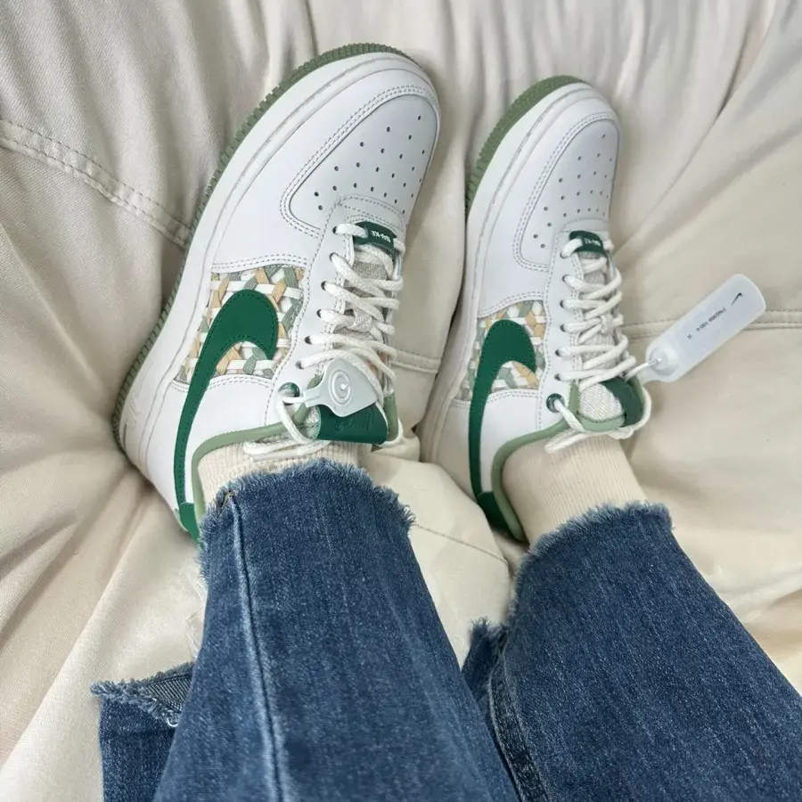Giày Nike Air Force 1 Low ‘White Green’ FN0369-100 - Ảnh 5