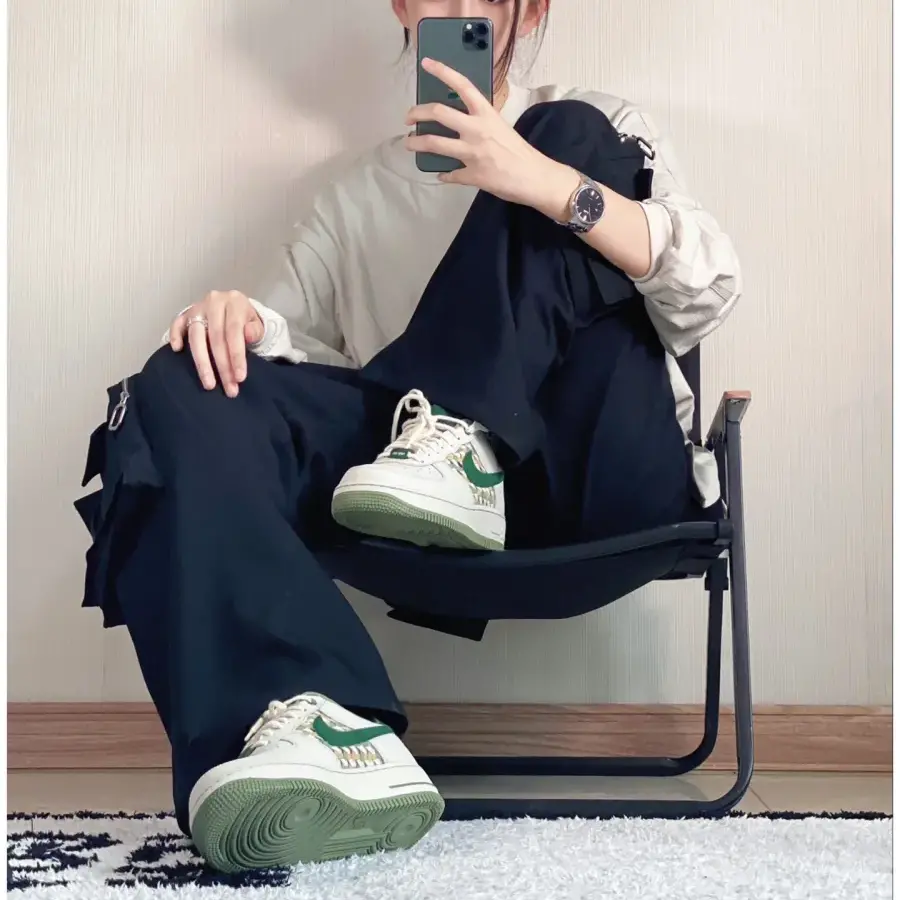 Giày Nike Air Force 1 Low ‘White Green’ FN0369-100 - Ảnh 4