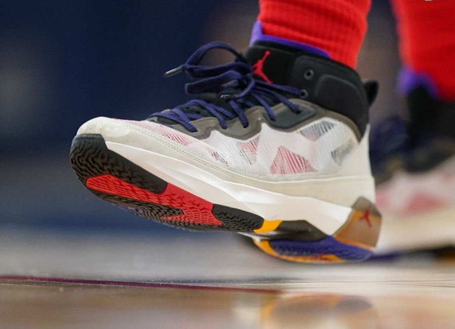 Giày Nike Air Jordan 37 ‘Light Bone Dark Concord’ DD7421-060 - Ảnh 2