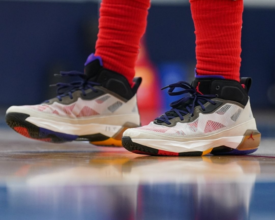 Giày Nike Air Jordan 37 ‘Light Bone Dark Concord’ DD7421-060 - Ảnh 3