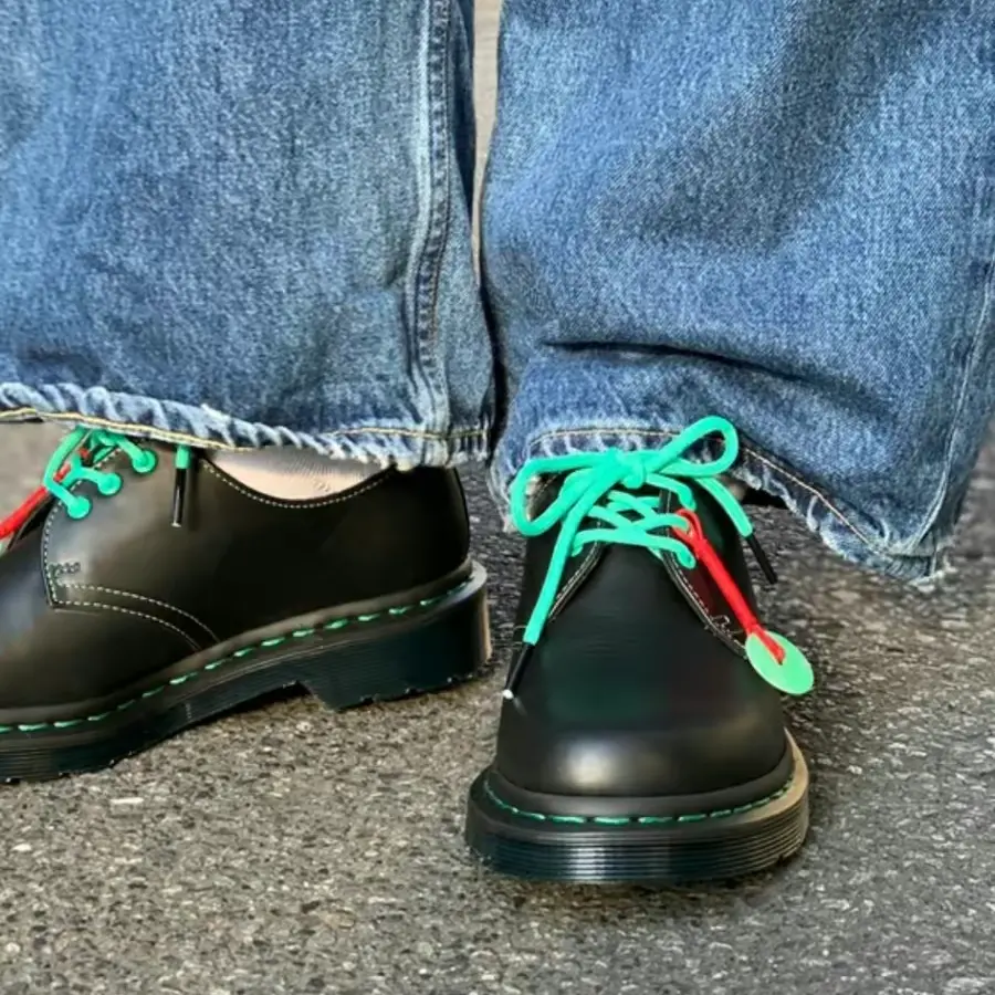 Giày Dr.Martens 1461 Chinese New Year Leather Oxford 'Black' 26577001 - Ảnh 6