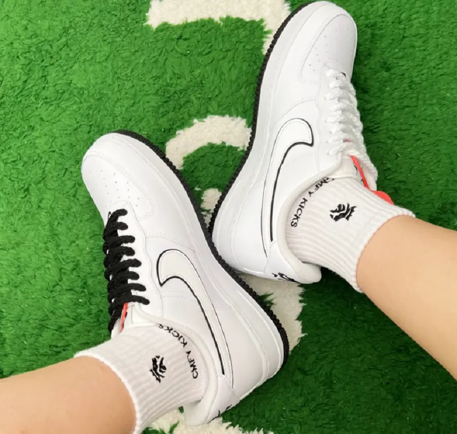 Giày Nike Air Force 1 ’07 ‘White Black’ DV0788-103 - Ảnh 8