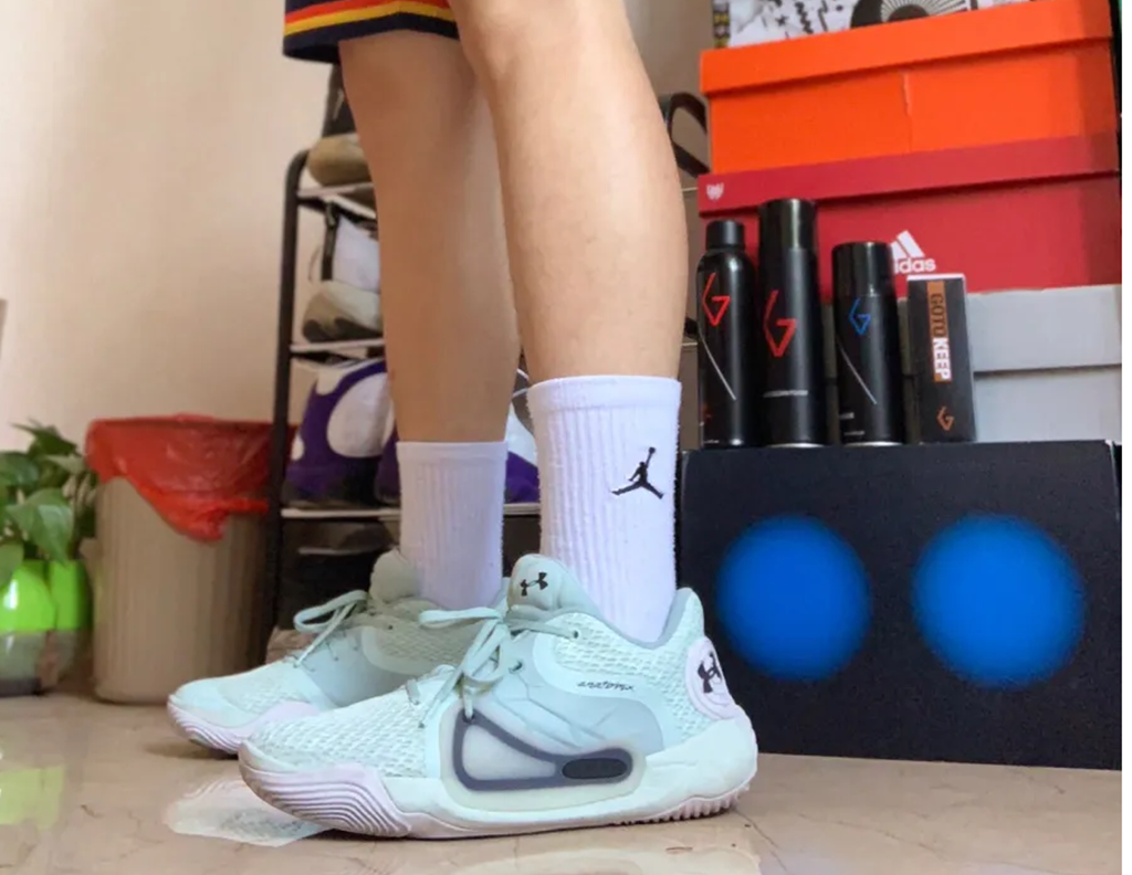 Giày Under Armour Spawn 2 'Light Blue Mint' 3022626-404 - Ảnh 4