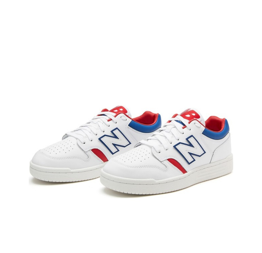 Giày New Balance 480 Low 'White Red Blue' BB480LAA - Ảnh 7