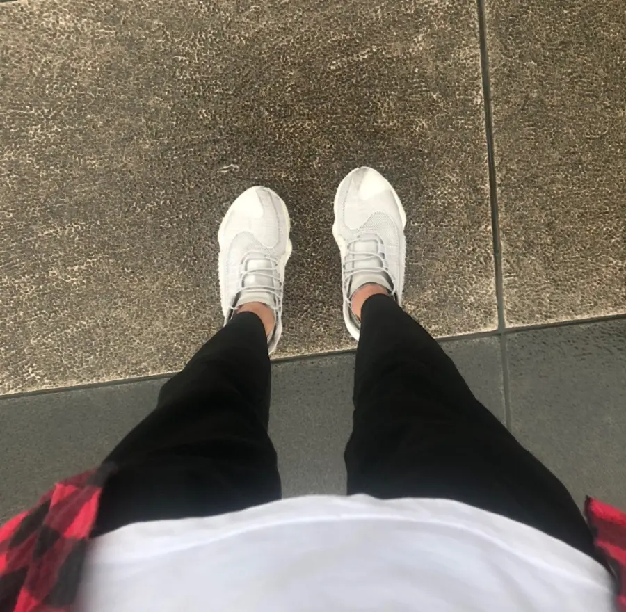 Alternative view of Giày Adidas Crazy BYW 2 'Grey White' BD8003