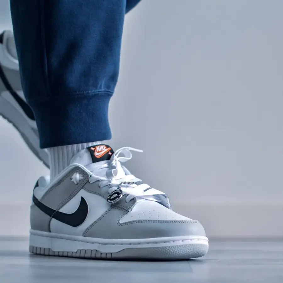 Giày Nike Dunk Low Retro SE Jackpot 'Grey Fog' DR9654-001 - Ảnh 3
