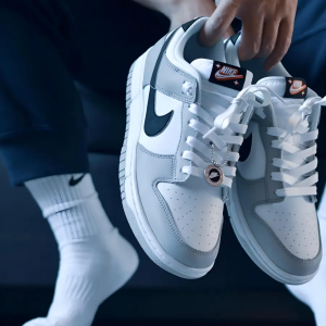 Alternative view of Giày Nike Dunk Low Retro SE Jackpot 'Grey Fog' DR9654-001