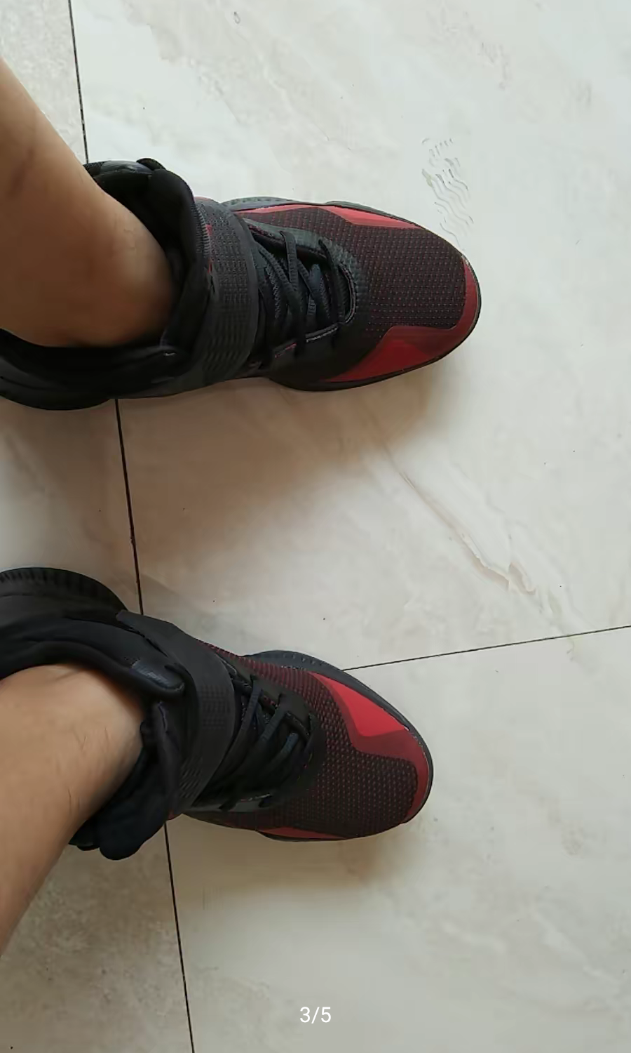 Giày Adidas Explosive Bounce 'Black Red' BB7301 - Ảnh 4