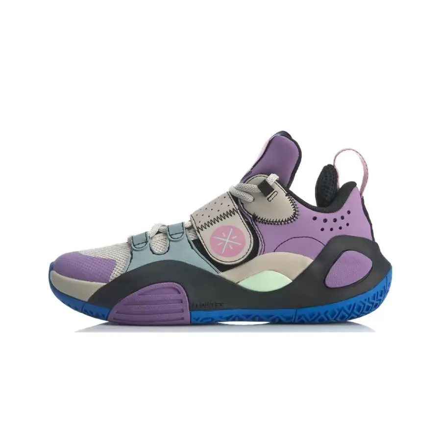 Giày Lining The Whole City 'Gray Purple Black 'ABPQ033-2 - Ảnh 3