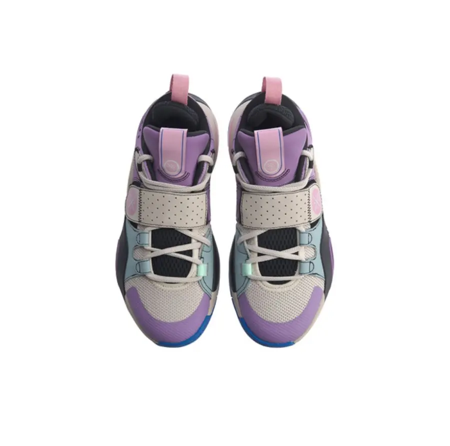 Giày Lining The Whole City 'Gray Purple Black 'ABPQ033-2 - Ảnh 5