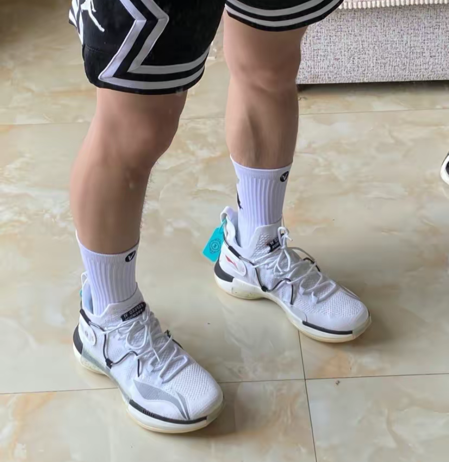 Giày Lining CJ MCCOLLUM SPEED VI Premium Whiite ABAP071-3 - Ảnh 3