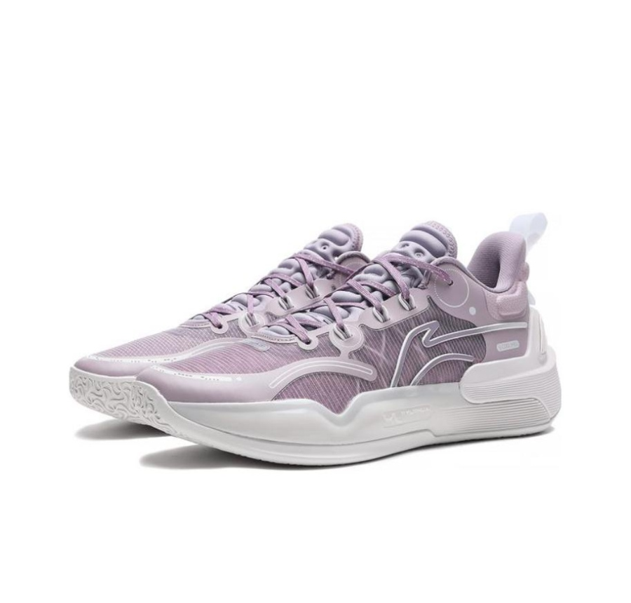 Giày Lining Shuai 16 V2 Purple Li Low Ankle Non Slip Wear ABAT003-4 - Ảnh 4