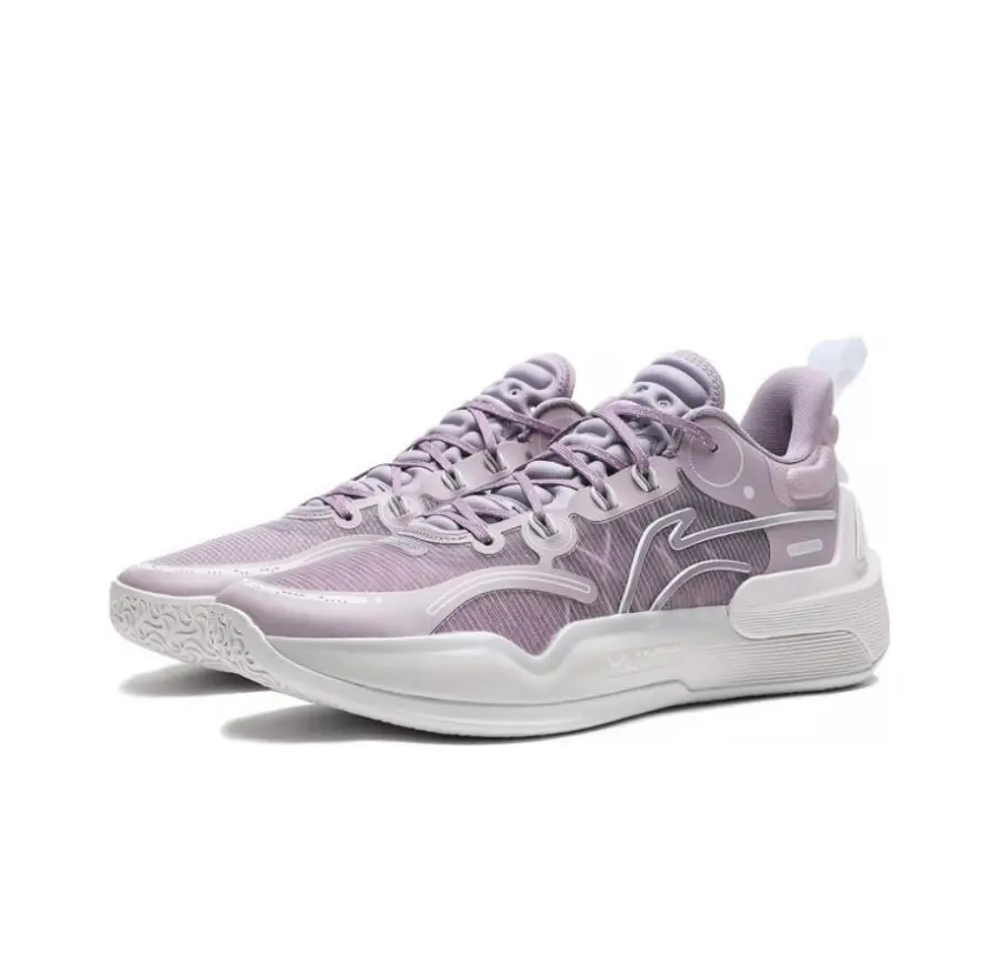 Giày Lining Shuai 16 V2 Purple Li Low Ankle Non Slip Wear ABAT003-4 - Ảnh 4
