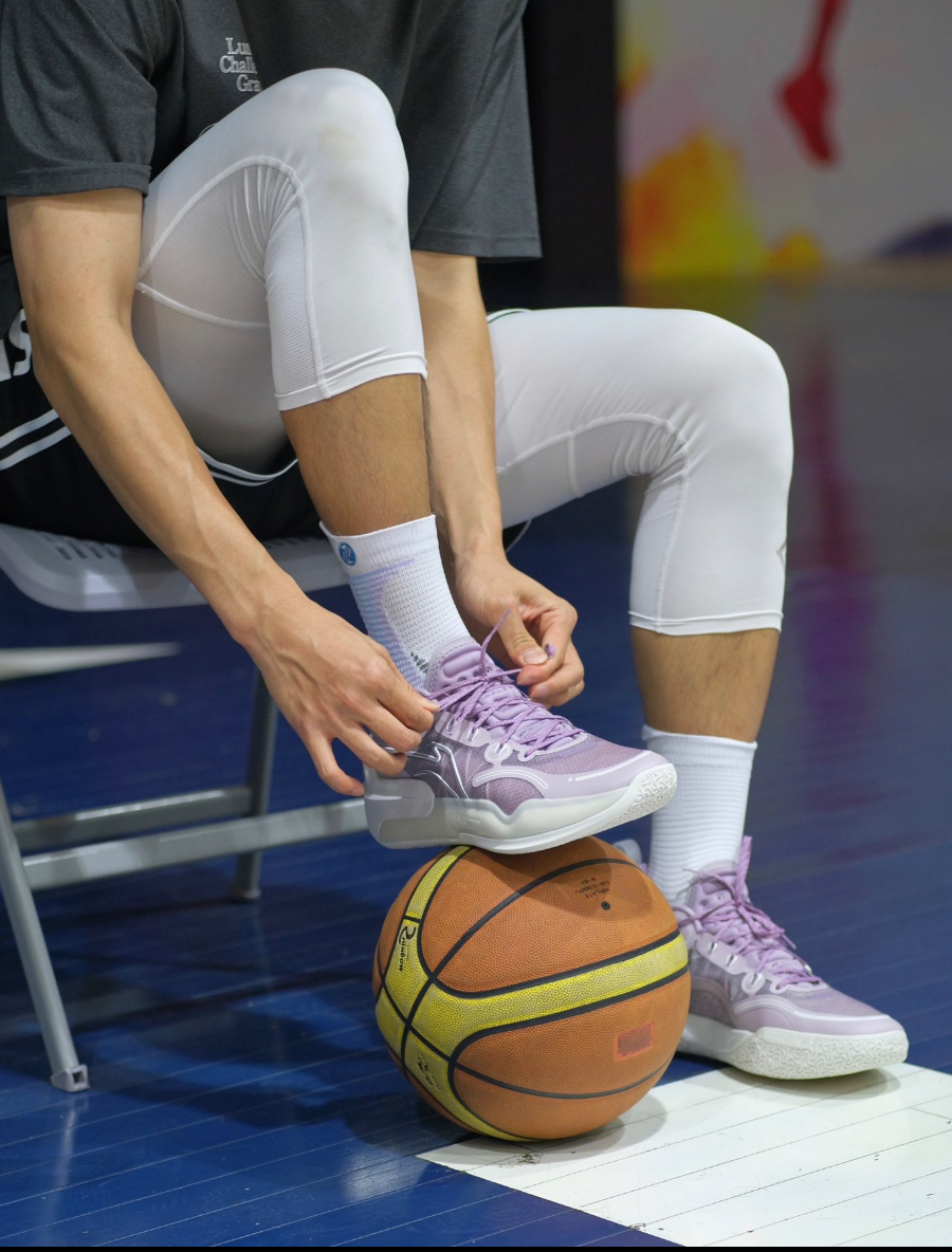 Giày Lining Shuai 16 V2 Purple Li Low Ankle Non Slip Wear ABAT003-4 - Ảnh 2