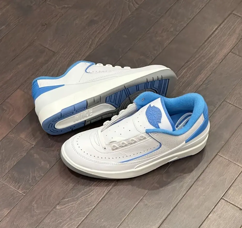 Giày Nike Jordan 2 Retro Low UNC (GS) Kids FJ6869-104 - Ảnh 3