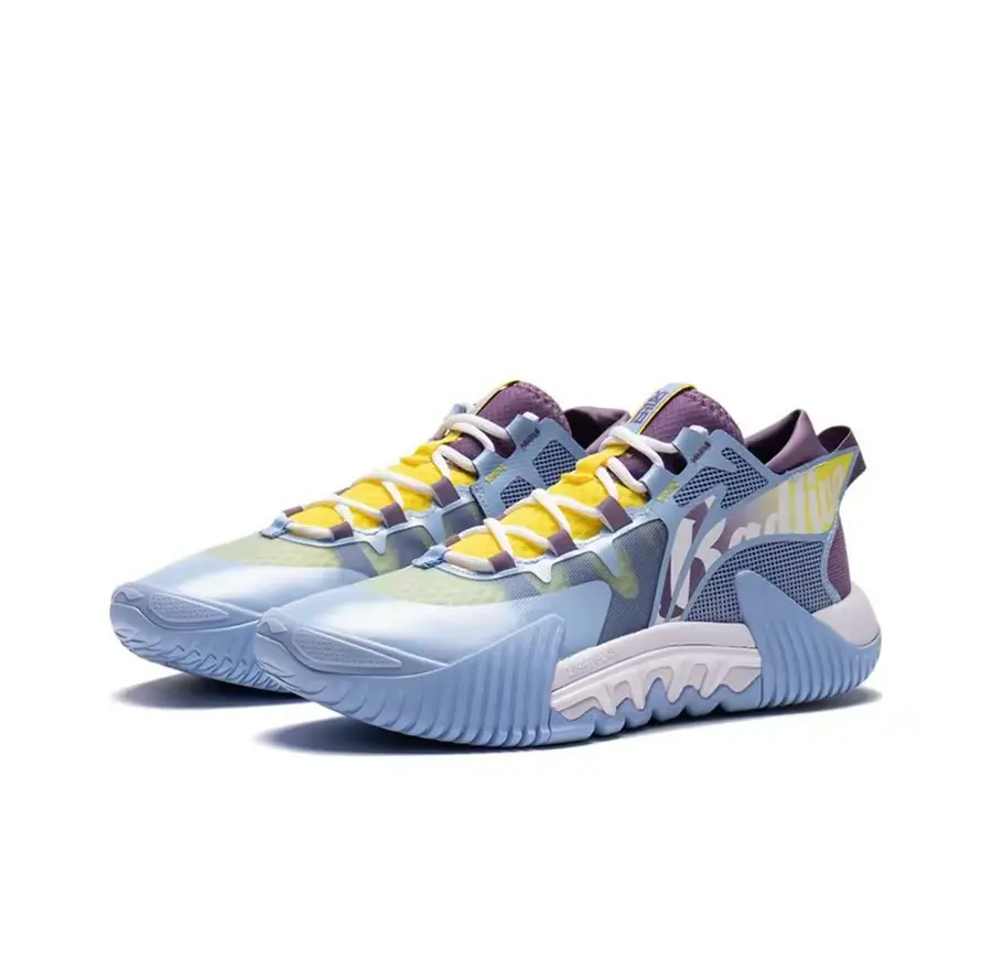 Giày Lining Bad Five 2 Low 'Aurora Blue Jam Purple' ABFS003-2 - Ảnh 3
