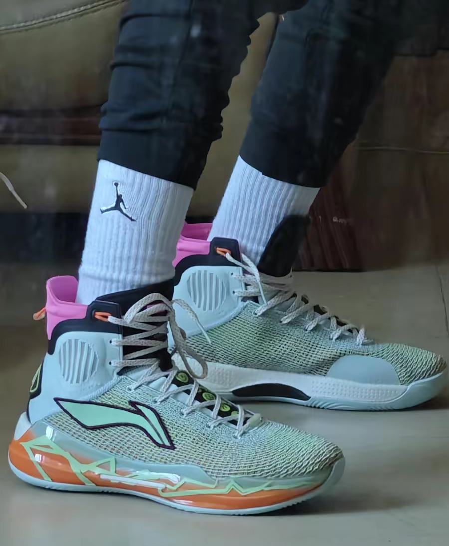 Giày Li Ning Shuai 13-Inch Crystal Melting Point ABAP065-19 - Ảnh 5