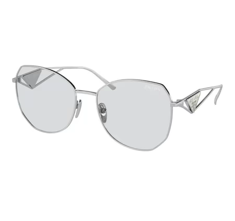 Kính Prada Gray Photochromic Irregular PR57YS1BC07 - Ảnh 3