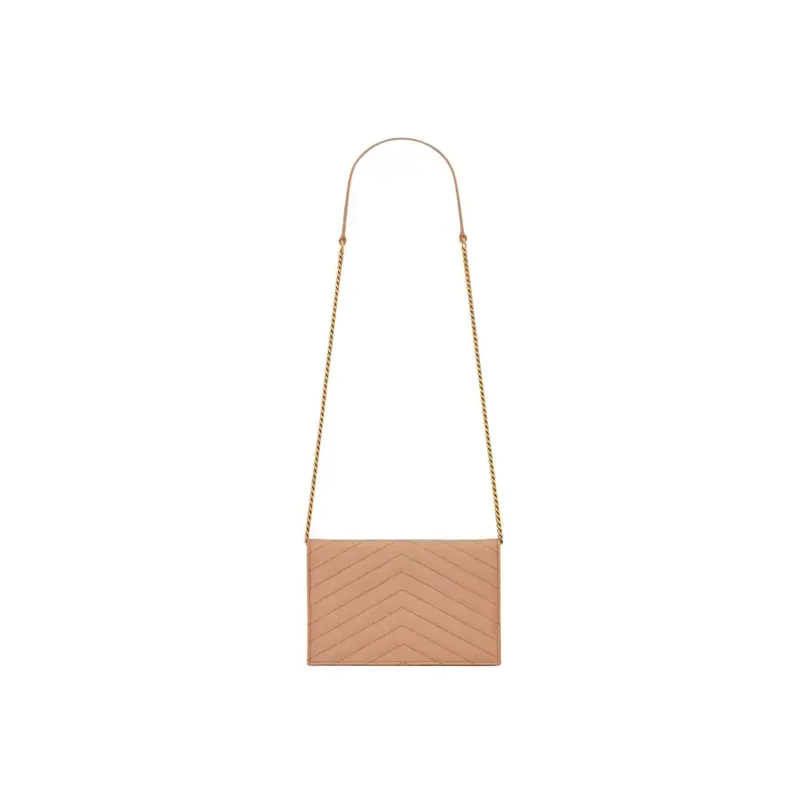 Túi SAINT LAURENT CASSANDRE QUILTED CHAIN WALLET 695108BOW019830 - Ảnh 8