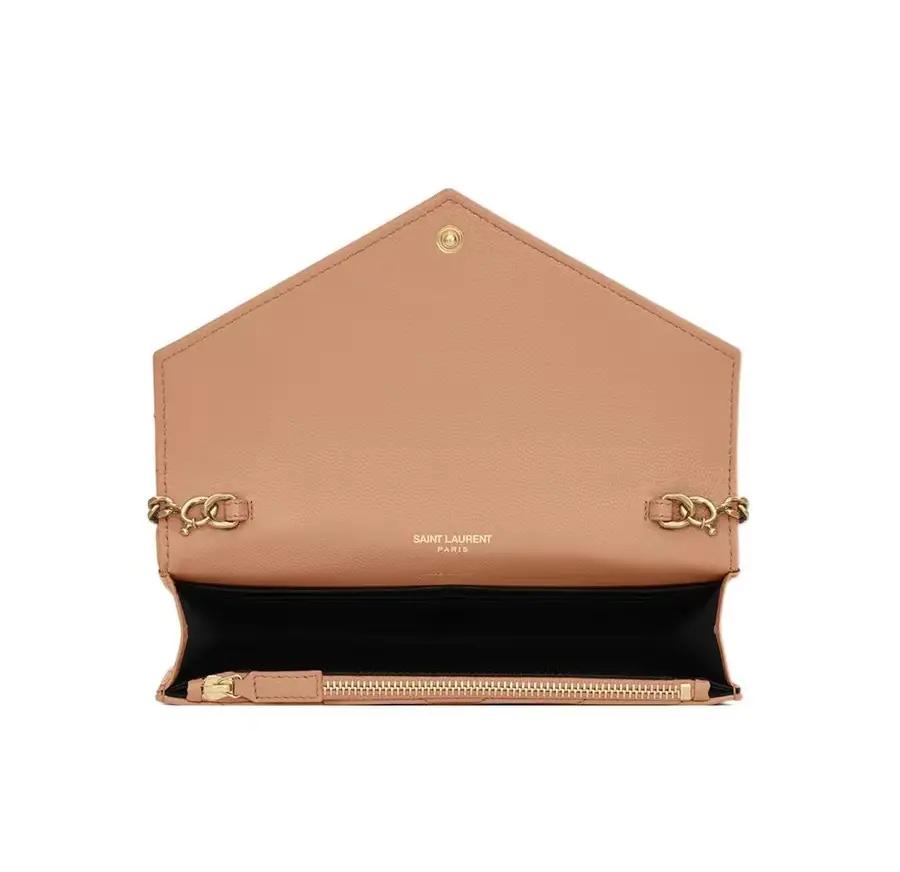 Túi SAINT LAURENT CASSANDRE QUILTED CHAIN WALLET 695108BOW019830 - Ảnh 6