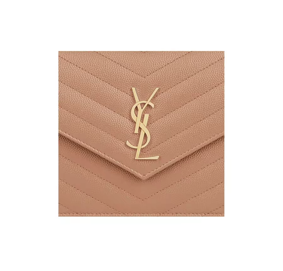 Túi SAINT LAURENT CASSANDRE QUILTED CHAIN WALLET 695108BOW019830 - Ảnh 2