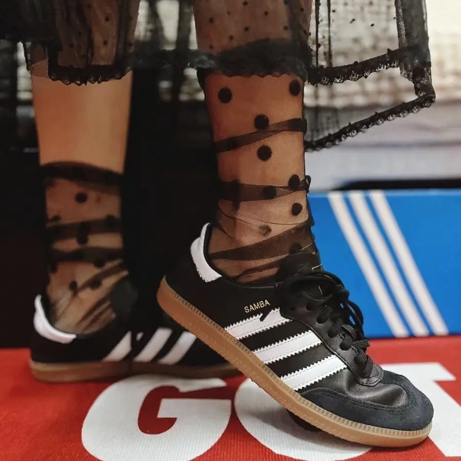 Giày Adidas Samba Decon 'Black White Gum' IF0641 - Ảnh 4