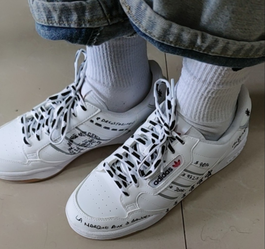 Giày Adidas Continental 80 ‘Sharpie Pack White’ GV9797 - Ảnh 6