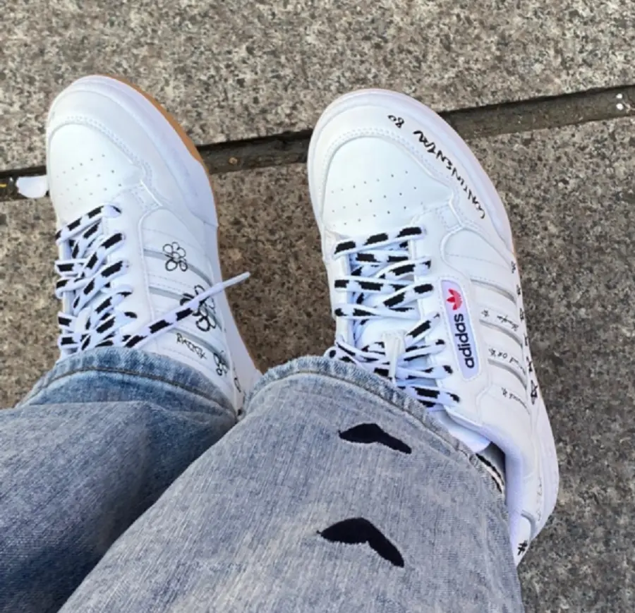 Giày Adidas Continental 80 ‘Sharpie Pack White’ GV9797 - Ảnh 5
