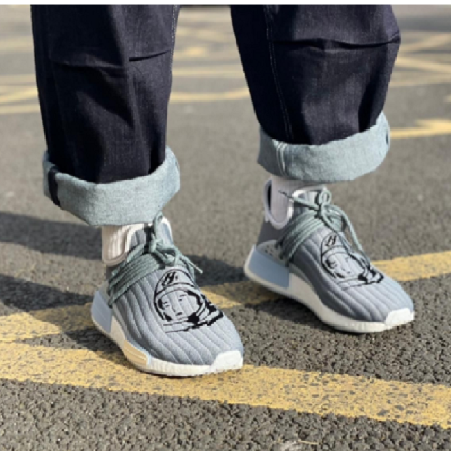Giày Adidas BBC Ice Cream x Pharrell x NMD Human Race ‘Astronaut’ GW3955 - Ảnh 2